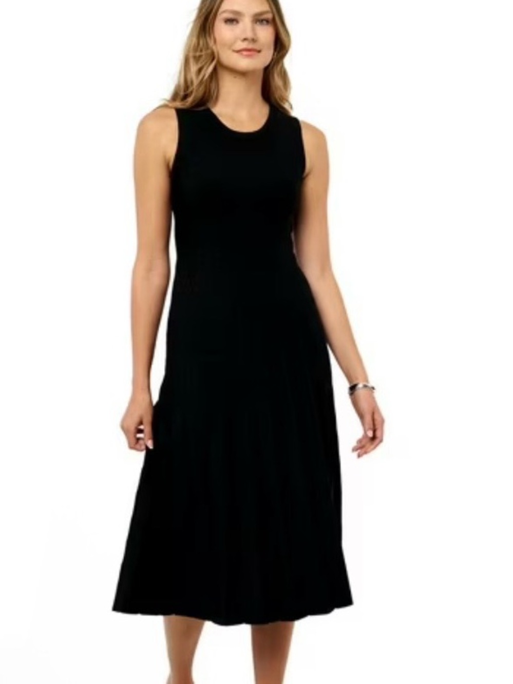 Remi Bader 1x black pleated dress new